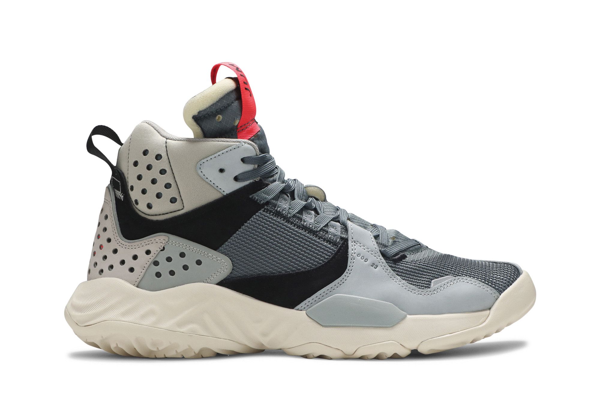 jordan delta mid hasta on feet