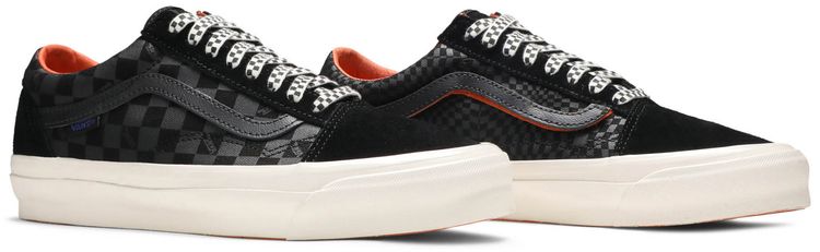Vans Porter Yoshida  Co x OG Old Skool LX Floral Checkerboard   Black