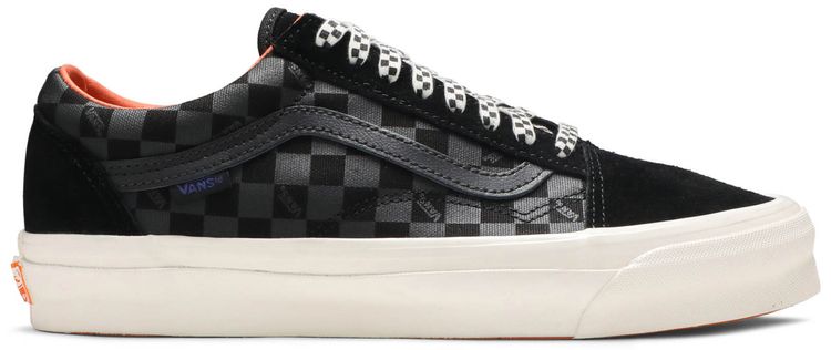 Vans Porter Yoshida  Co x OG Old Skool LX Floral Checkerboard   Black