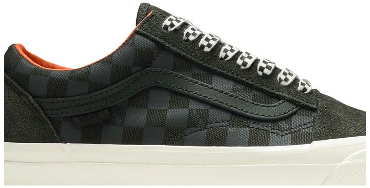 Porter Yoshida  Co x Vans OG Old Skool LX Green Floral Checkerboard