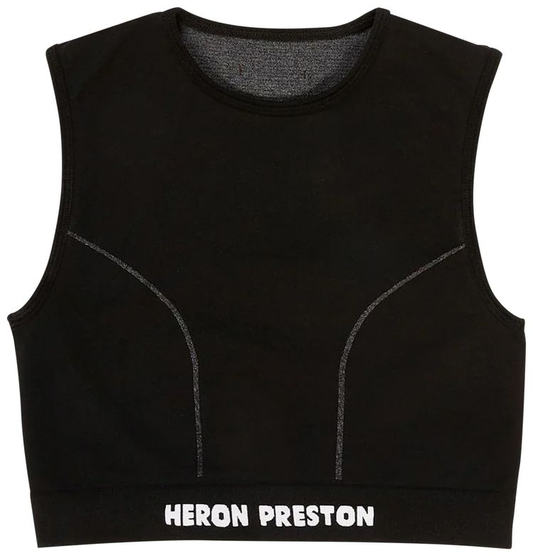 Heron Preston Periodic Crop Top BlackWhite