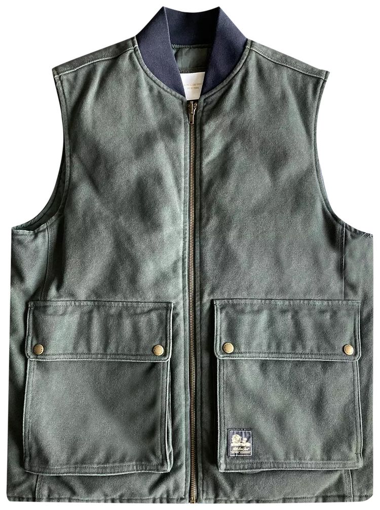 Aime Leon Dore Reversible Quilted Vest Rosin