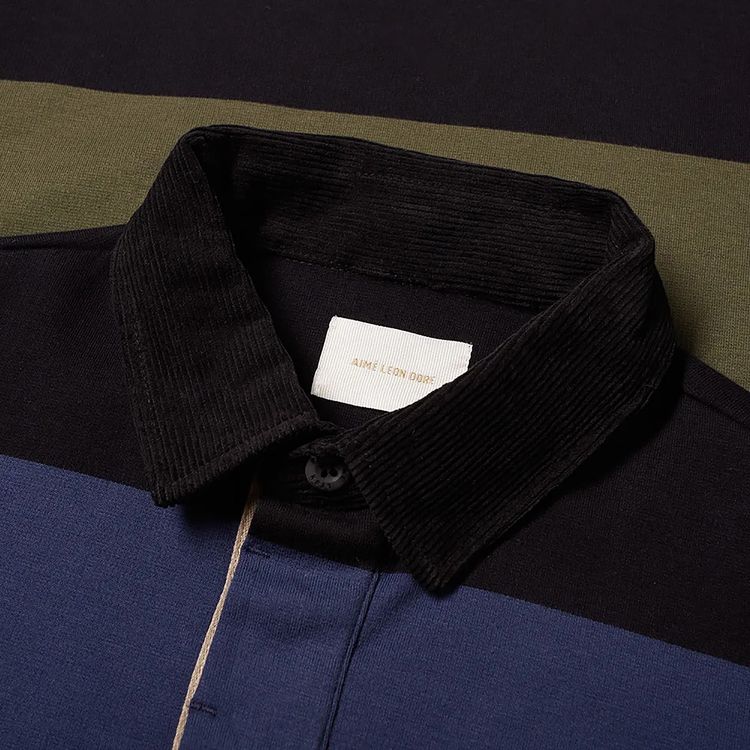 Aime Leon Dore Striped Rugby Shirt Multi Cedar