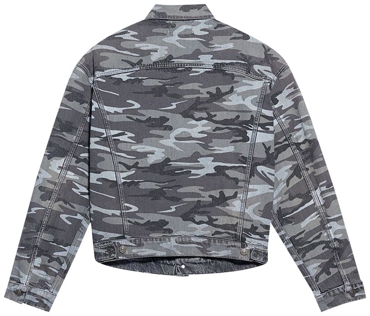 Balenciaga Large Fit Jacket Washed Black