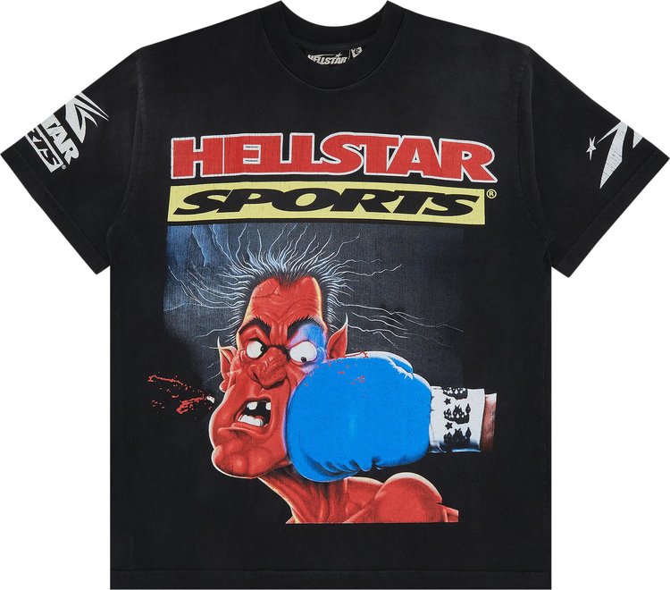 Hellstar Knock-Out T-Shirt 'Black'