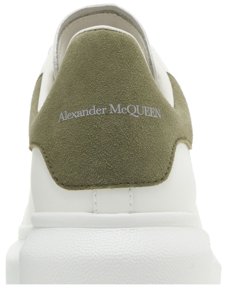 Alexander McQueen Wmns Oversized Sneaker White Khaki