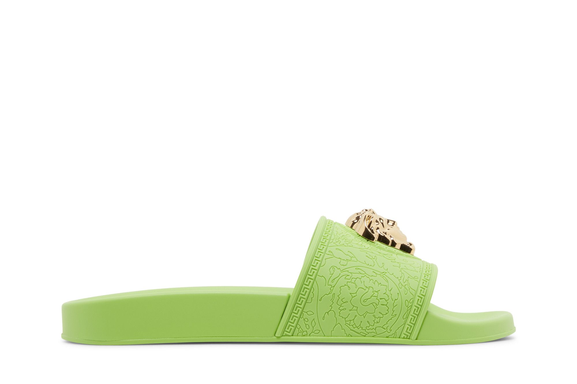 Achetez des Versace Wmns Palazzo Pool Slides Neon Green 1004190 DGOM8 1G67V GOAT FR