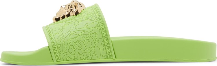 Versace Wmns Palazzo Pool Slides Neon Green