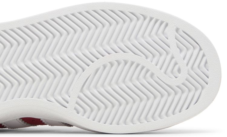 Adidas Campus 00s J Scarlet   White Heel Tab