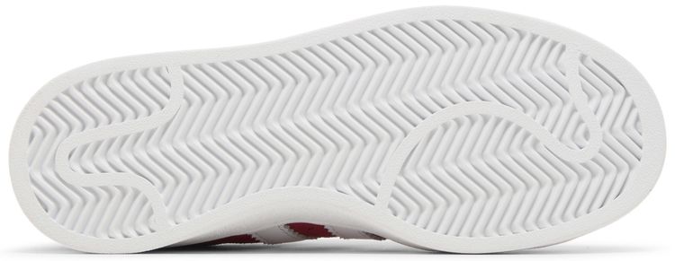 Adidas Campus 00s J Scarlet   White Heel Tab