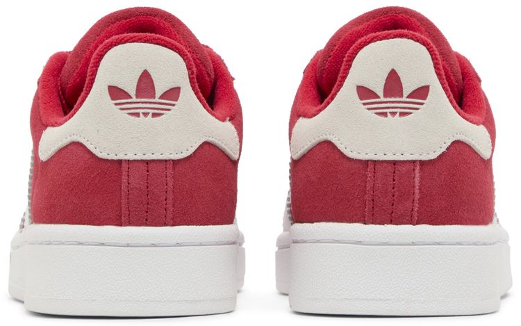 Adidas Campus 00s J Scarlet   White Heel Tab