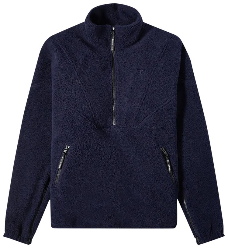 Balenciaga High Neck Sweater Navy