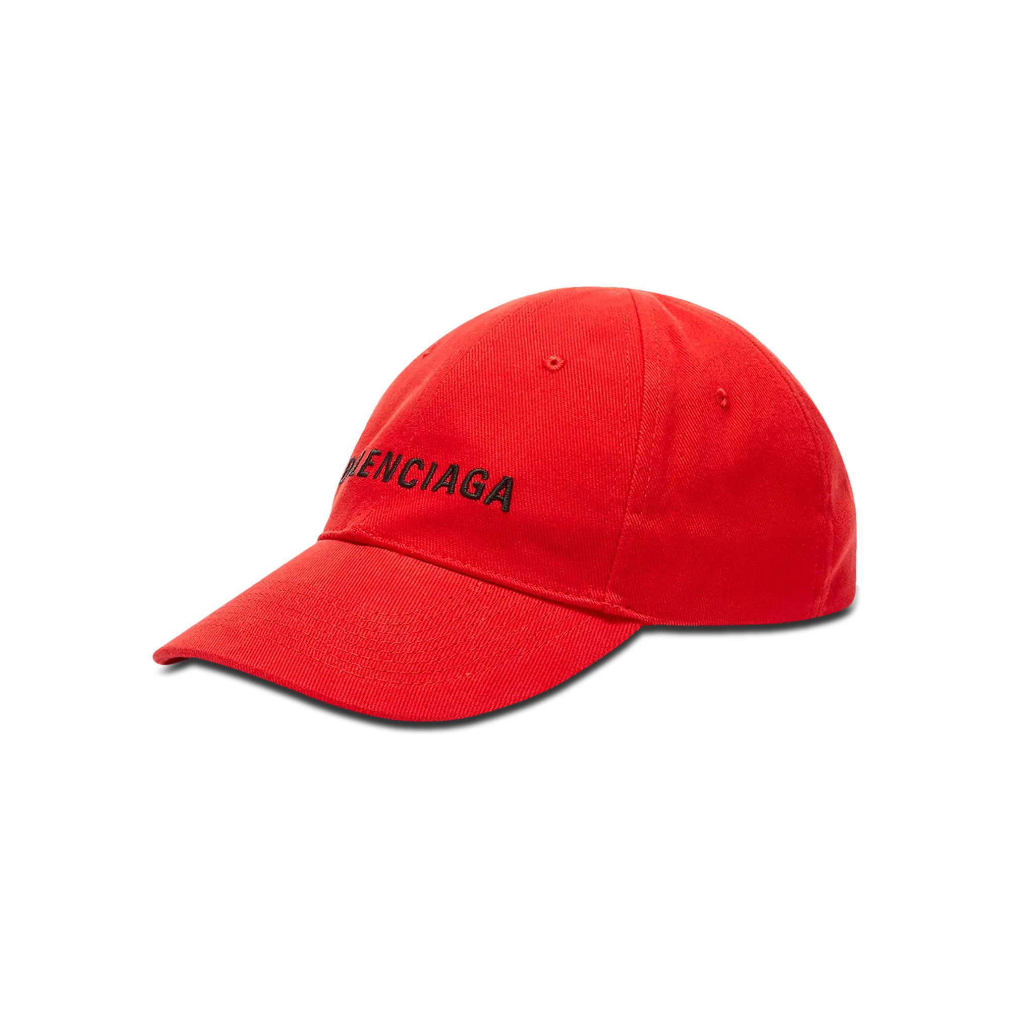 Buy Balenciaga Classic Baseball Cap 'Red/Black' - 590758