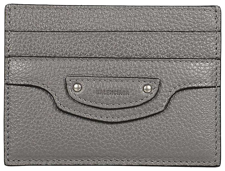 Balenciaga Neo Classic Card Holder Dark Grey