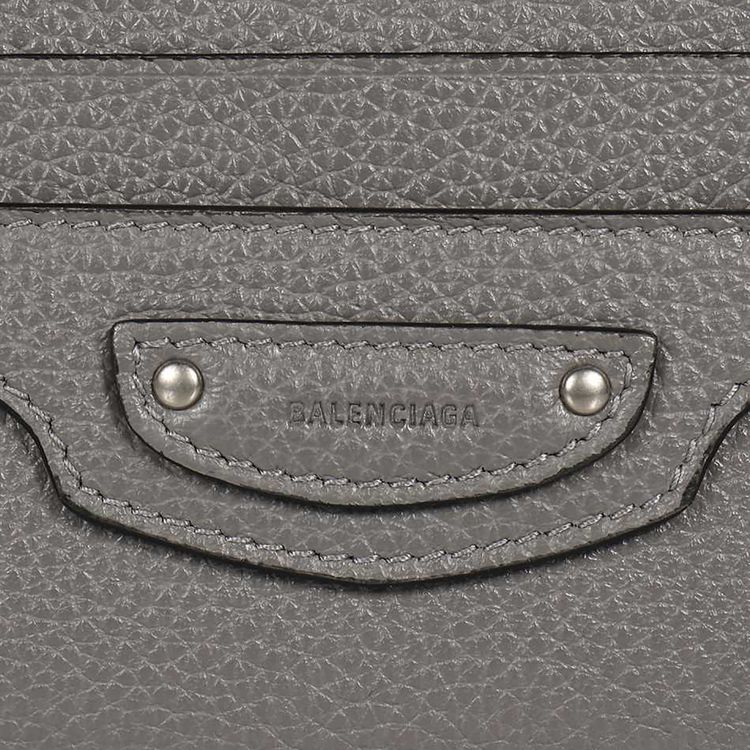 Balenciaga Neo Classic Card Holder Dark Grey