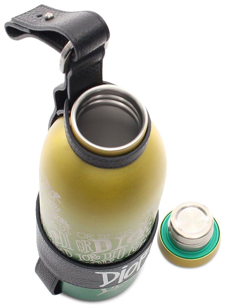 Dior x Shawn Stussy Water Bottle Green