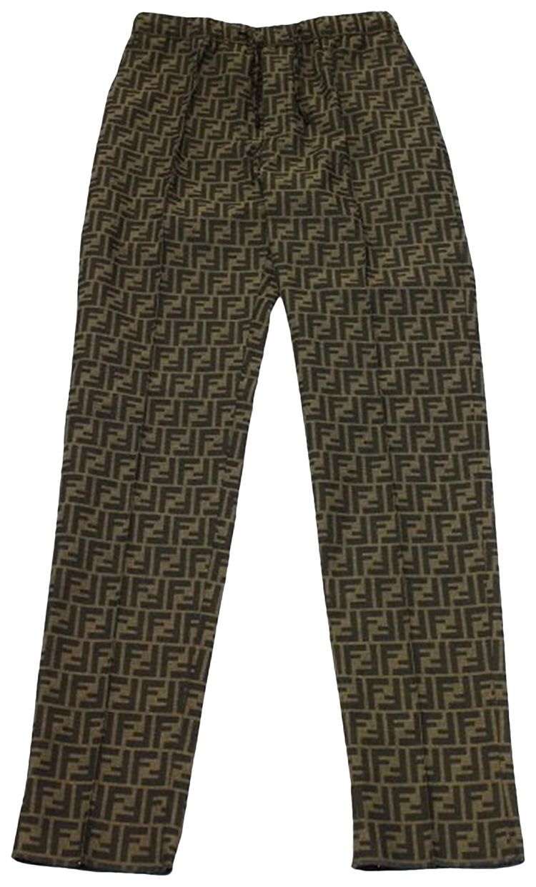 Fendi FF Logo Trouser Tobacco