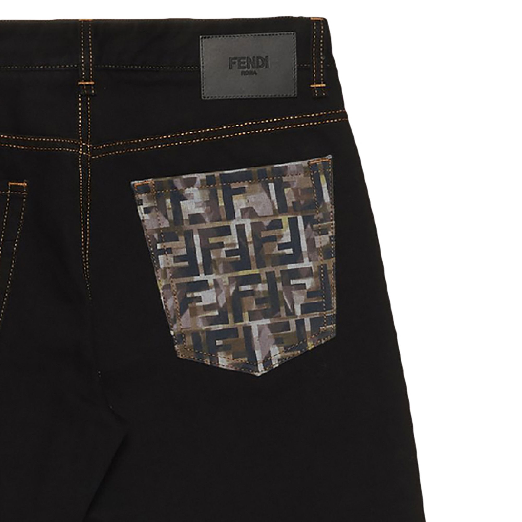 【FENDI jeans】ブラック×ヒョウ柄　リバーシブル　タンクトップ　M-L セール】Camisole with hood / フード付きタンクトップ（タンク