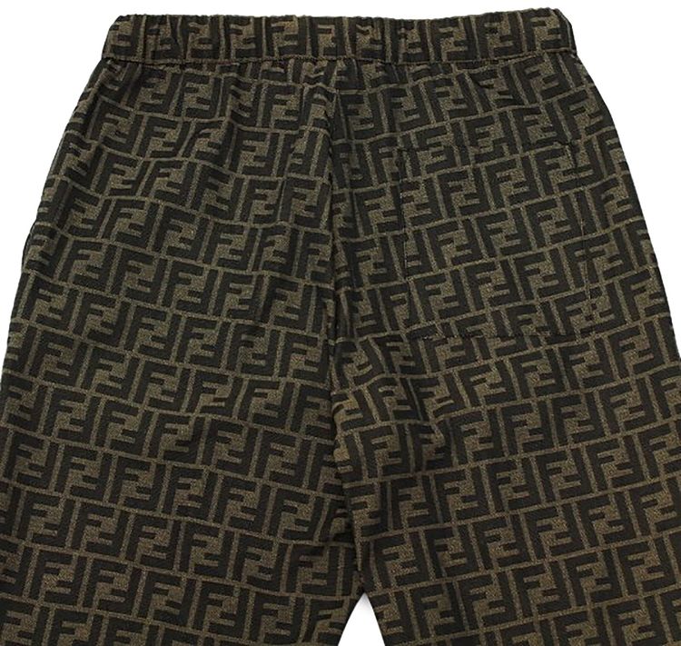 Fendi FF Logo Trouser Tobacco
