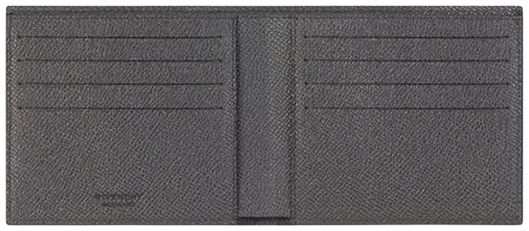 Givenchy Eros Wallet In Metalized Leather Silver