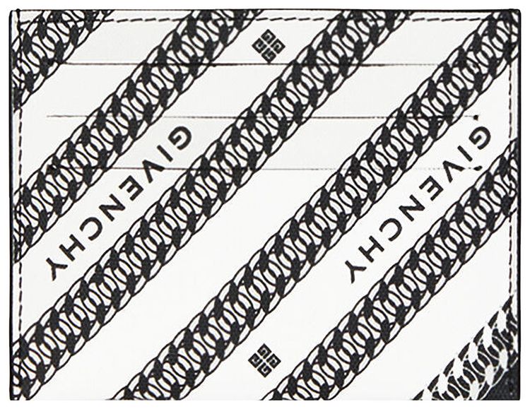 Givenchy Chain Cardholder BlackWhite