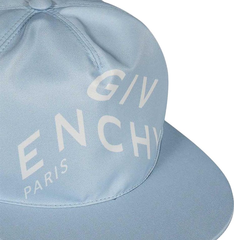 Givenchy Logo Print Cap Baby Blue