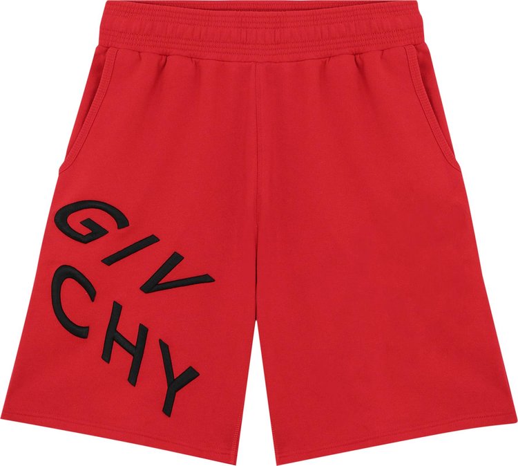 Givenchy Refracted Jersey Short 'Red/Black'