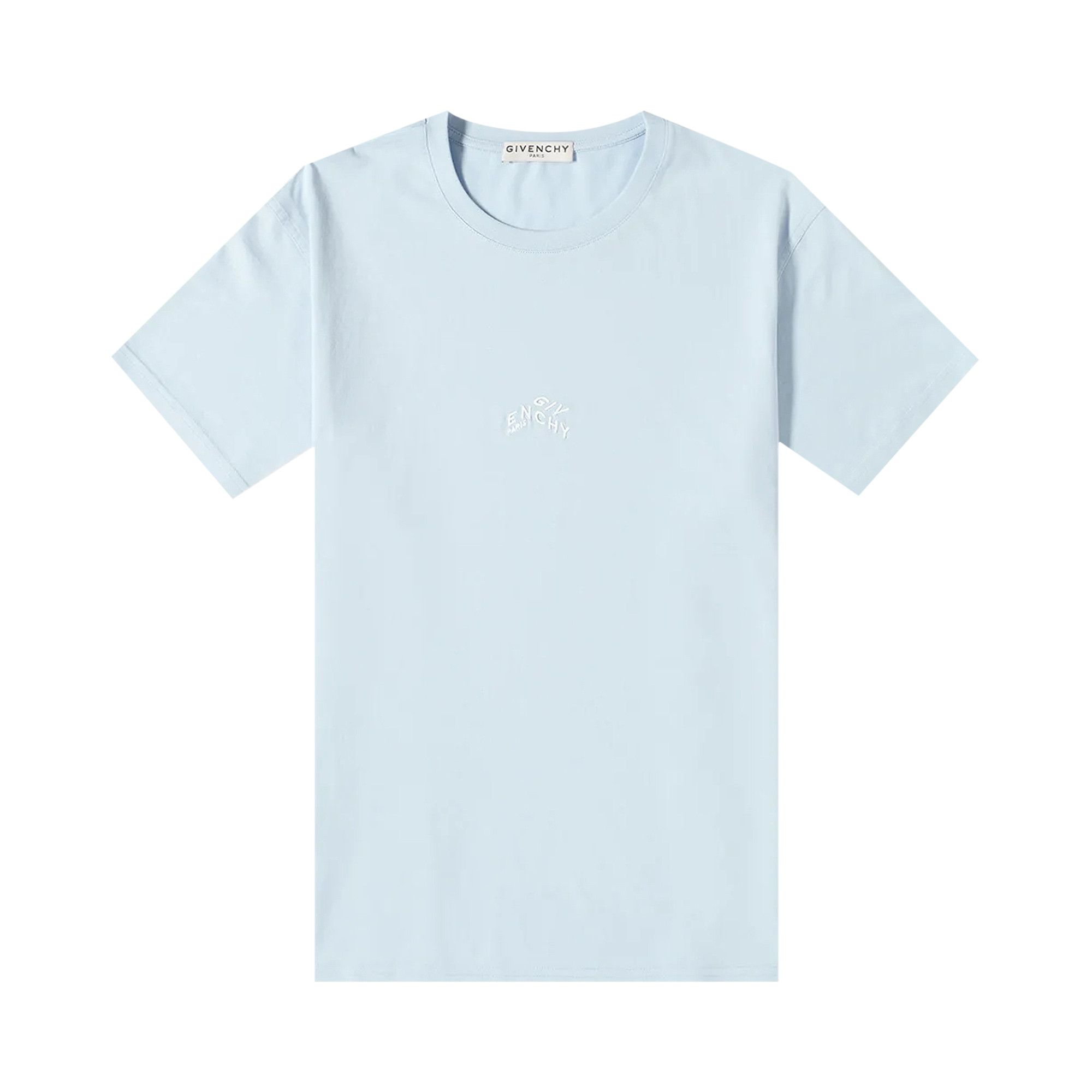 Buy Givenchy Refracted Embroidered T Shirt Baby Blue BM710S3002 453 GOAT CA