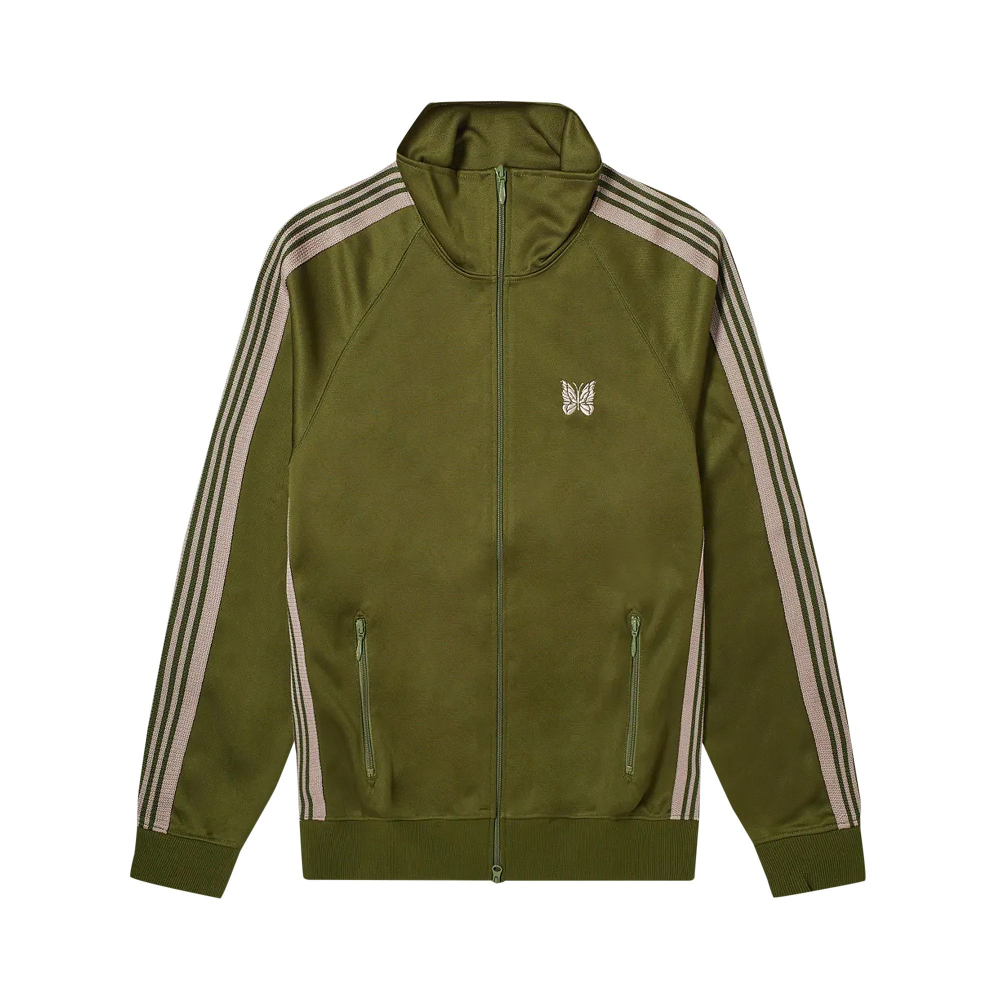 Olive green track jacket cheap