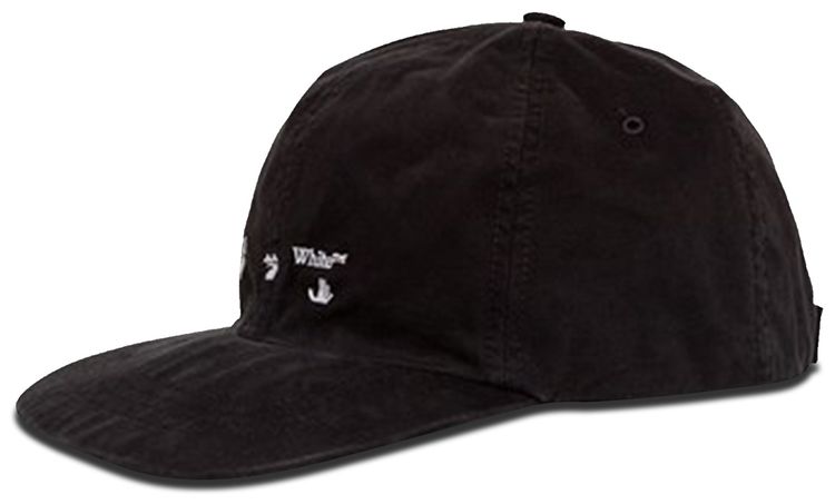 Off White Logo Baseball Cap Black