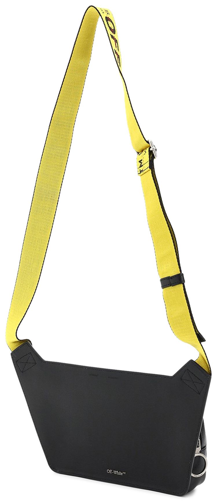 Off White Logo Nylon Body Bag Black