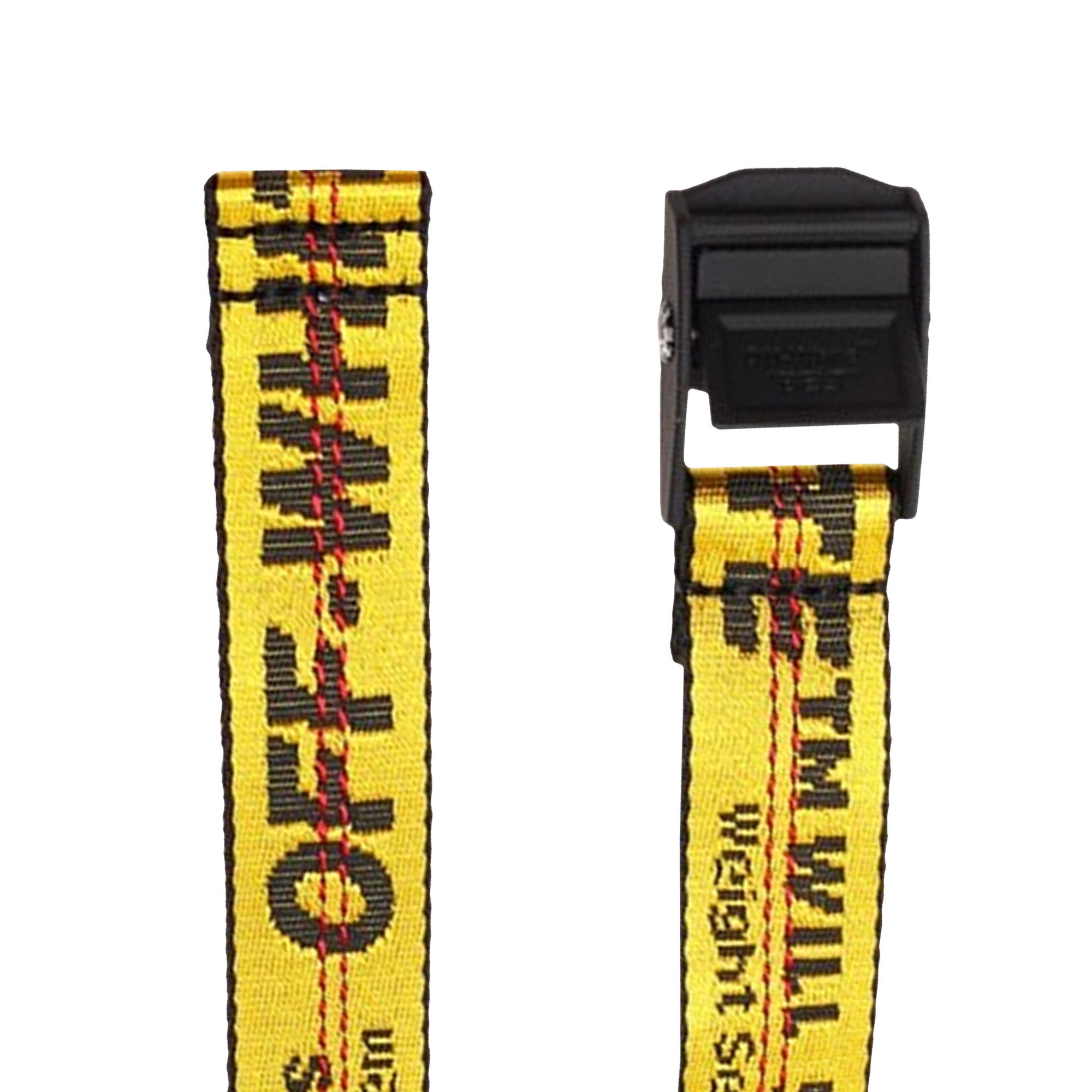 新品未使用　MINI INDUSTRIAL BELT YELLOW BLACK OFF-WHITE Mini Industrial Belt (SS19) Yellow/Black Men's - SS19 - US