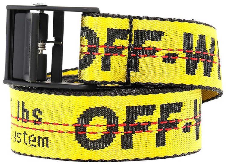 Achetez des Off-White Classic Mini Industrial Belt 'Yellow/Black