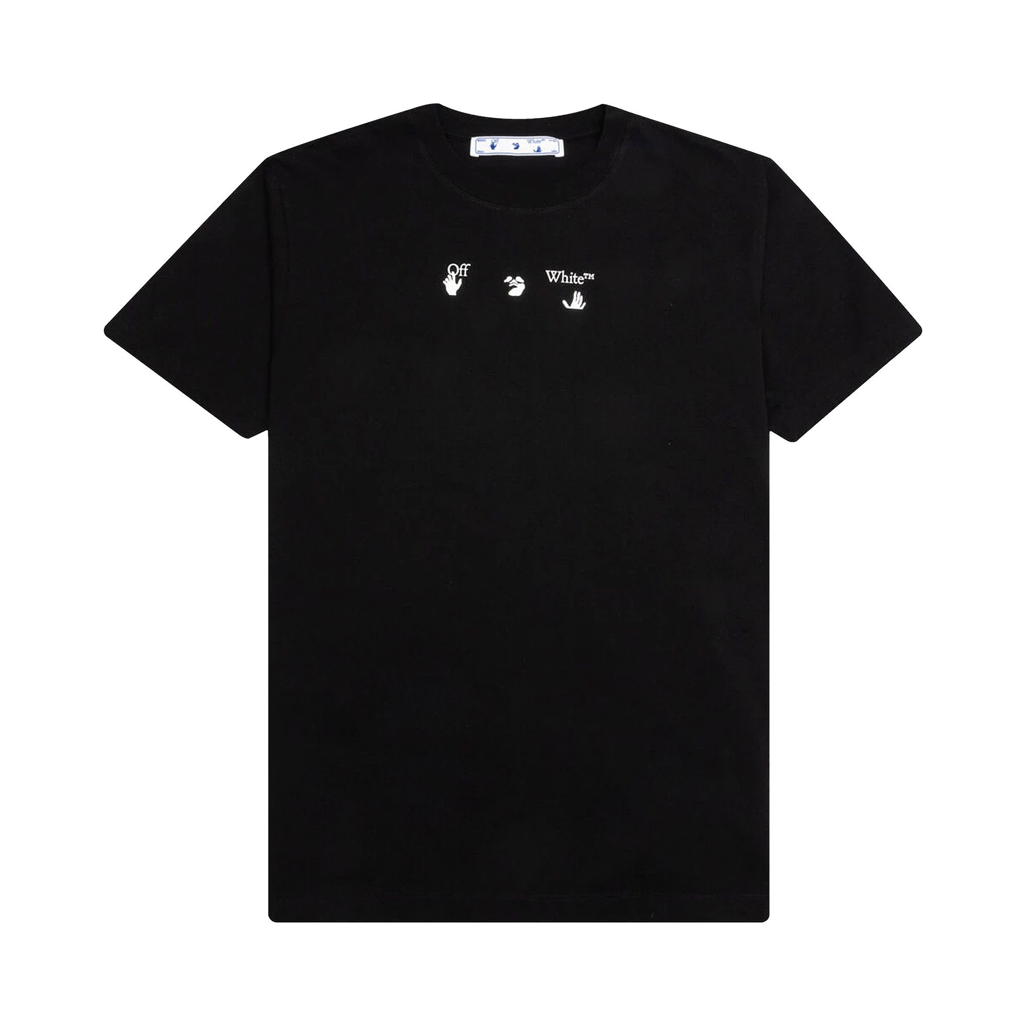 Buy Off-White Marker Slim Tee 'Black' - OMAA027S21JER0061045 | GOAT