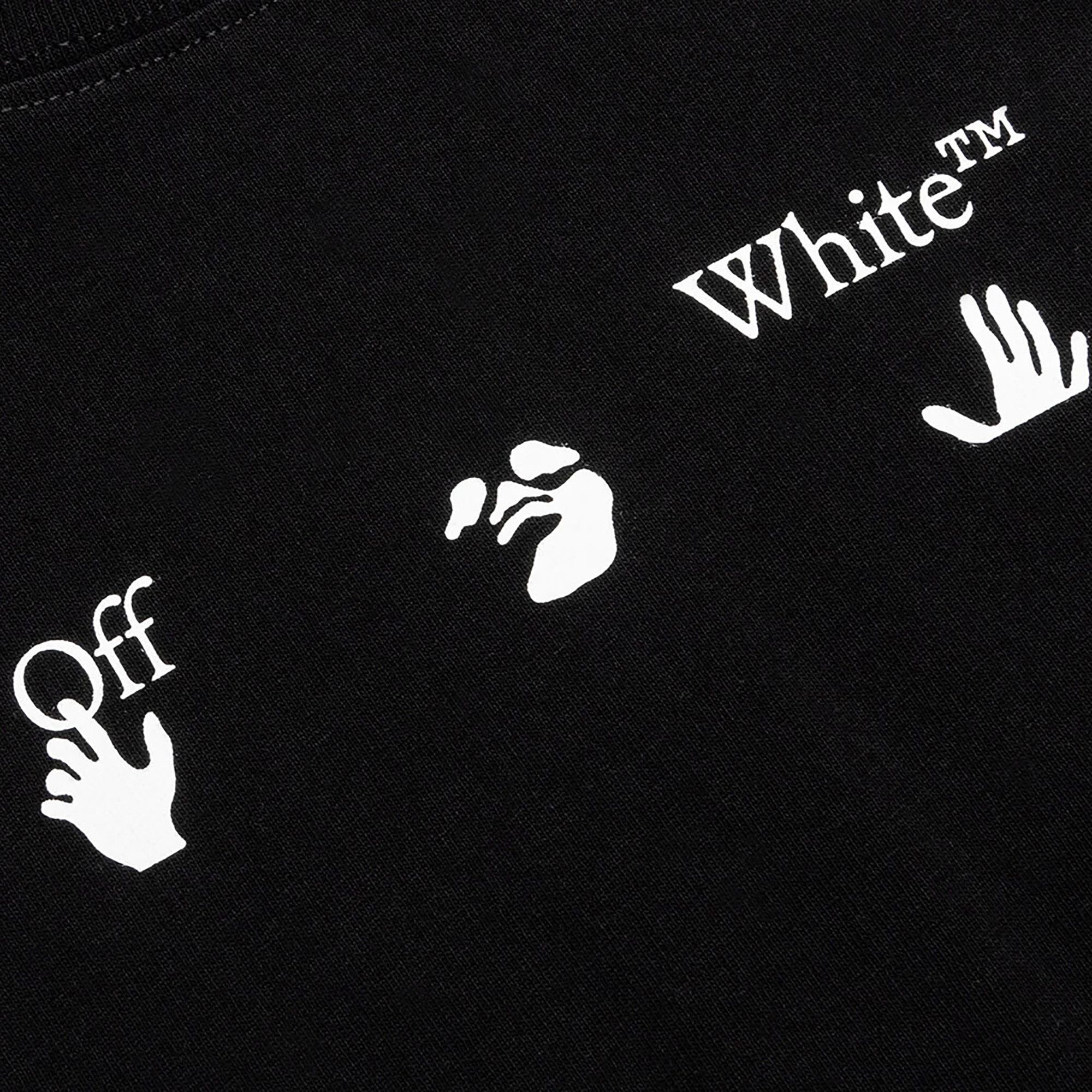 Buy Off-White Marker Slim Tee 'Black' - OMAA027S21JER0061045 | GOAT