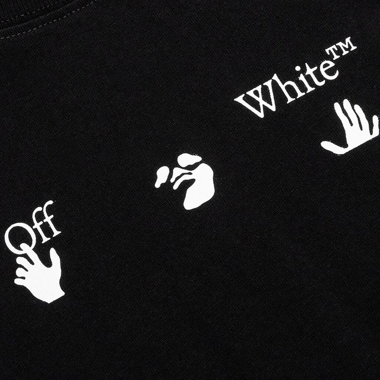 Off White Marker Slim Tee Black