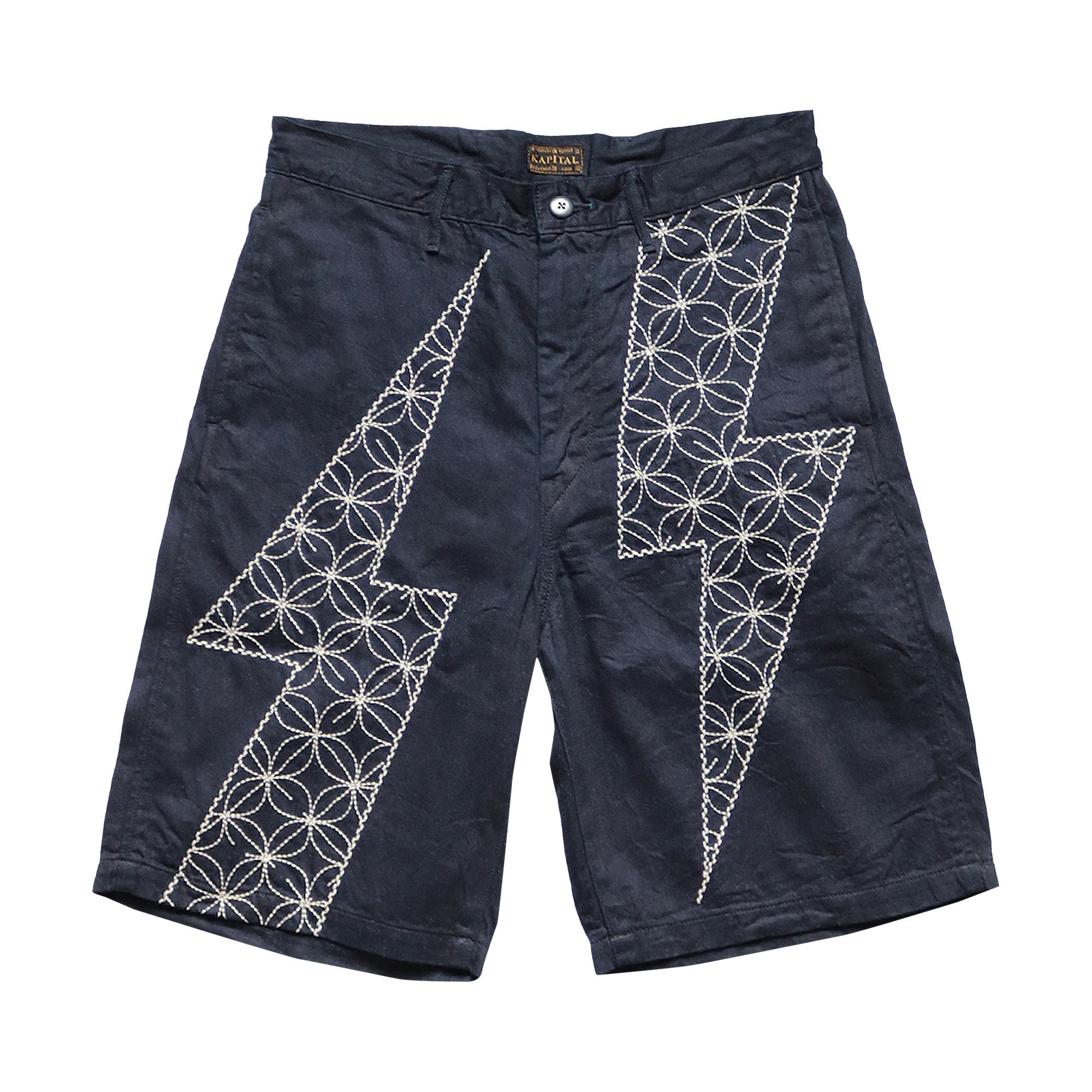 Buy Kapital Thunder Sashiko 8oz IDG x IDG Denim Shorts Buy Kapital Thunder Sashiko 8oz IDG x IDG Denim Shorts