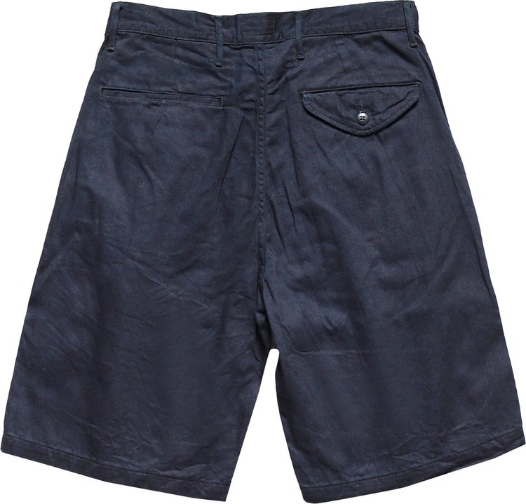 Kapital Thunder Sashiko 8oz IDG x IDG Denim Shorts Indigo