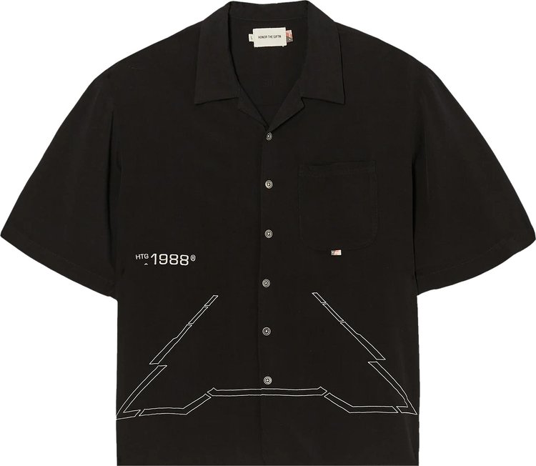 Honor The Gift Squadron Camp Short Sleeve Button Up Stealth