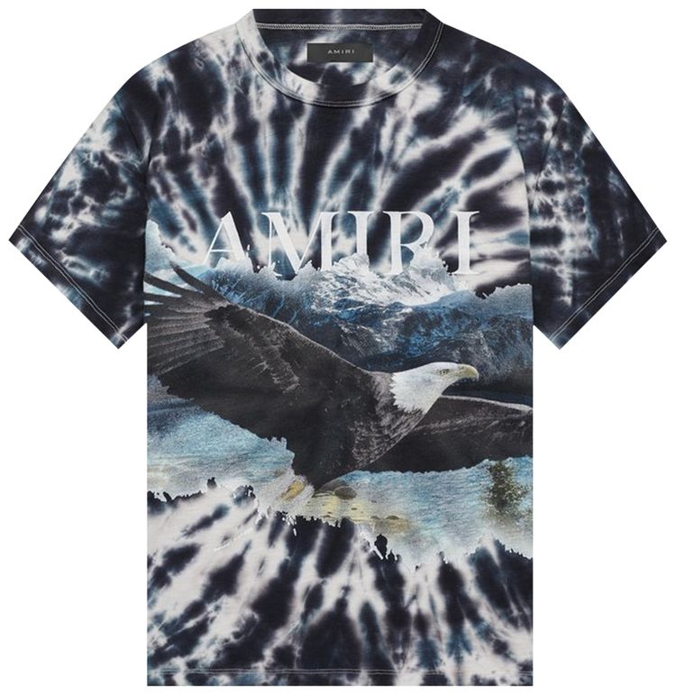 Amiri Eagle Bleach Out Tee Black
