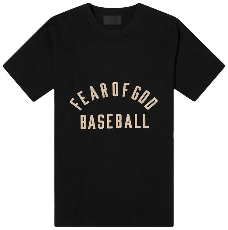 Fear of God Baseball Tee Black