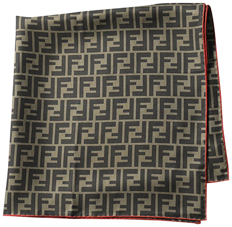 Fendi FF Silk Scarf FoulardFragola