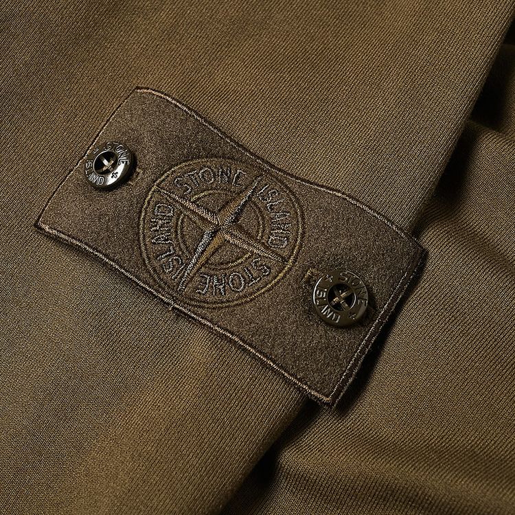 Stone Island Ghost Popover Hoodie Military Green