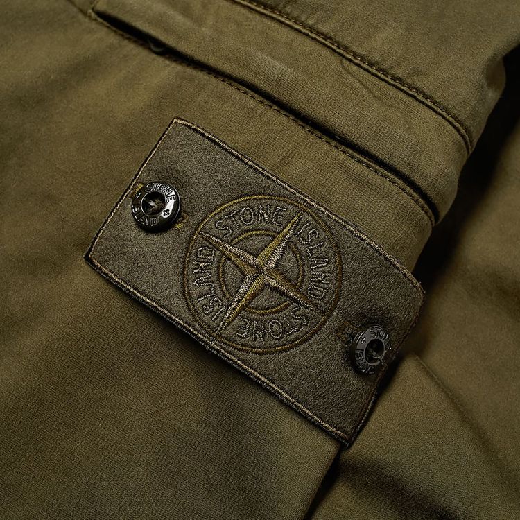 Stone Island Ghost Cargo Short Military Green