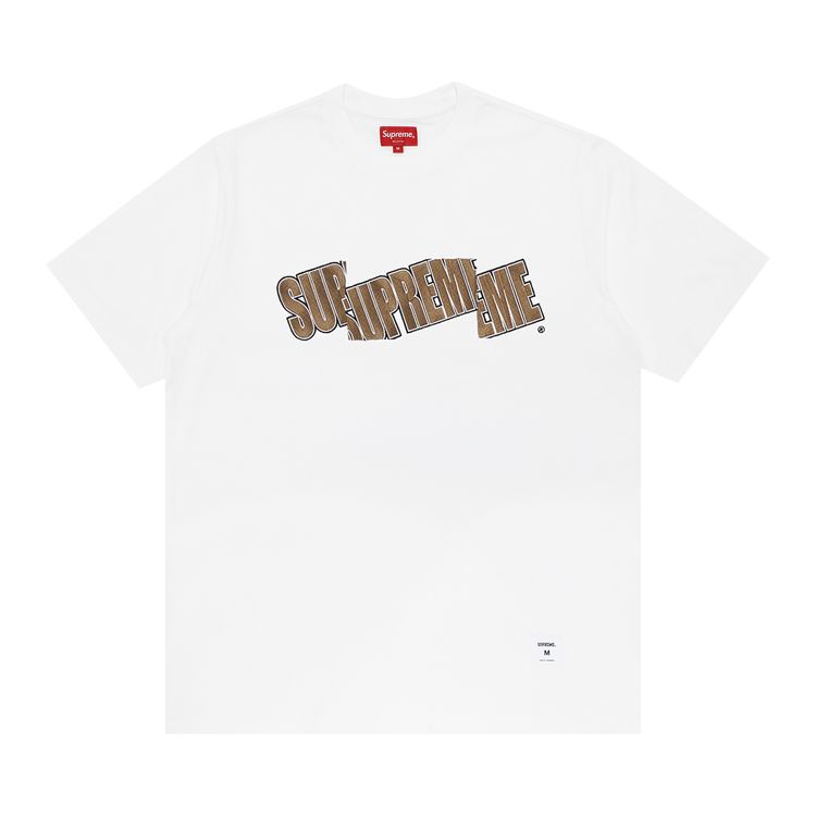 Supreme Cut Logo Short Sleeve Top White