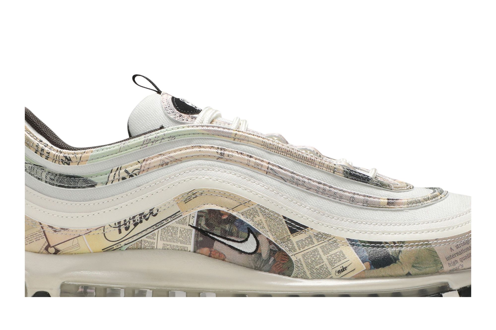 Size 7.0 Air Max 97 Newspaper