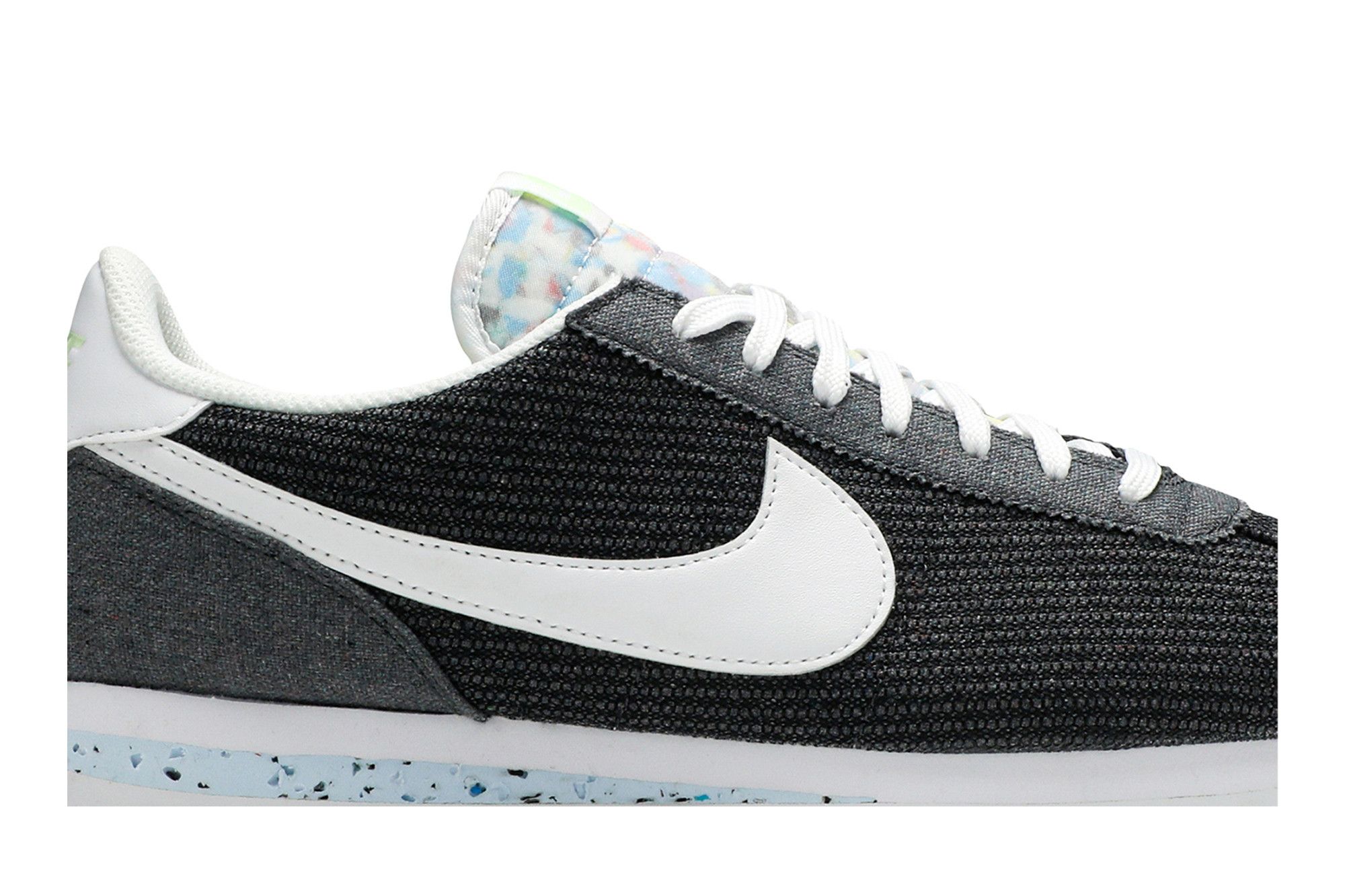 Black canvas nike cortez cheap