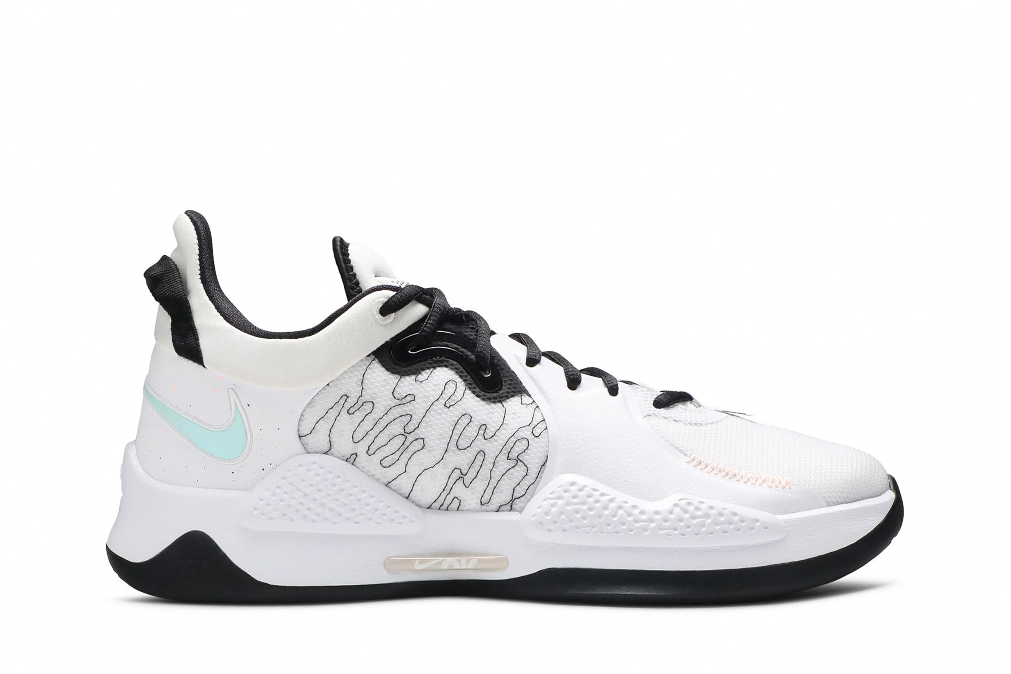 Pg shoes black and white 2025