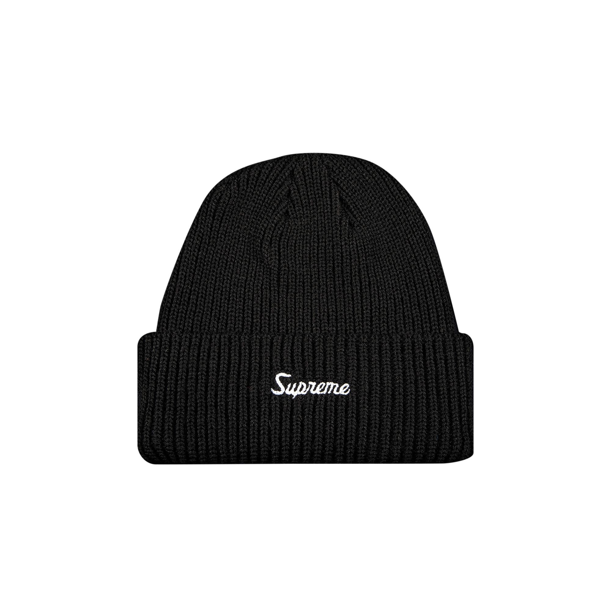 Supreme Loose Gauge Beanie Black