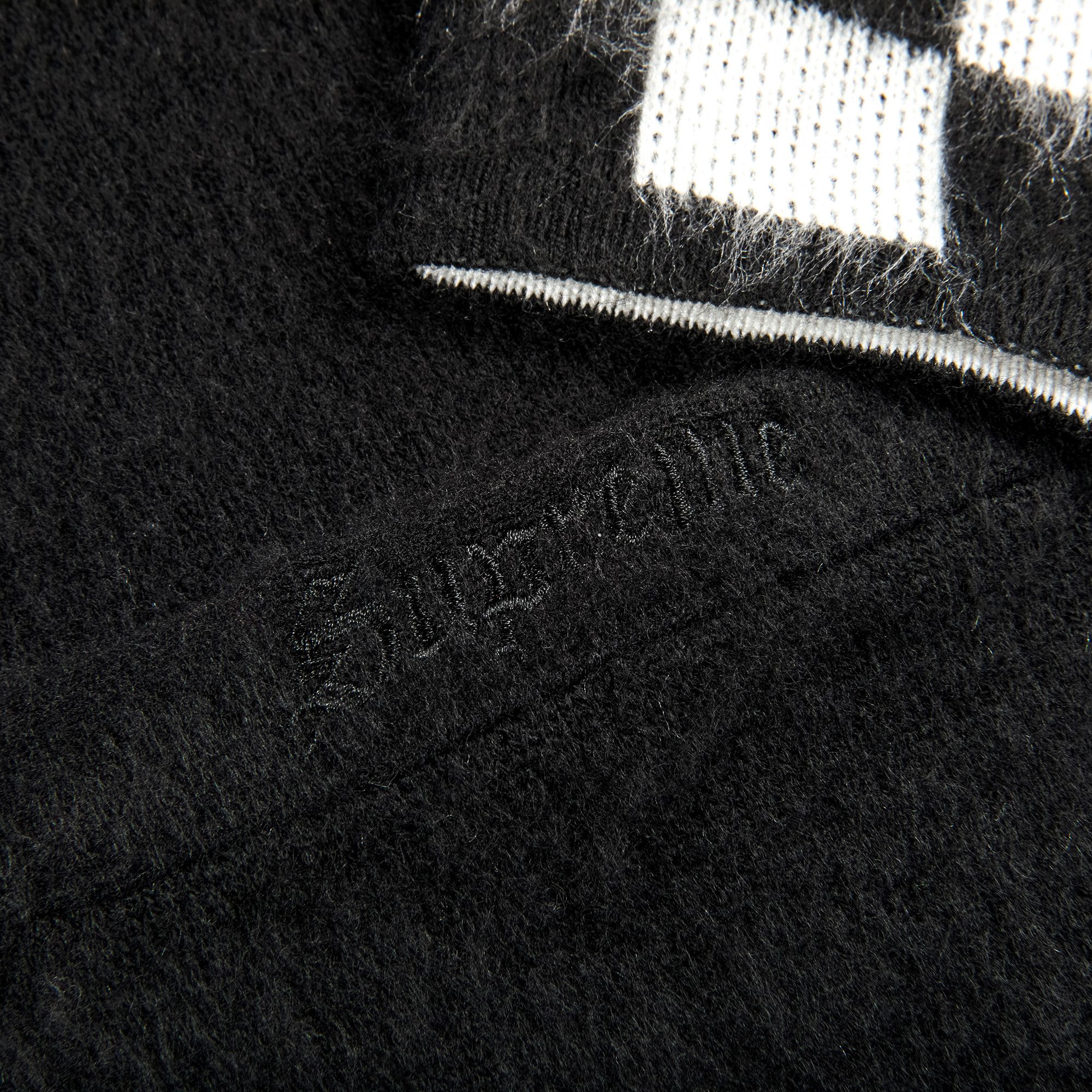 Buy Supreme Brushed Checkerboard Cardigan 'Black' - SS21SK17